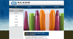 Desktop Screenshot of alcosglobal.com